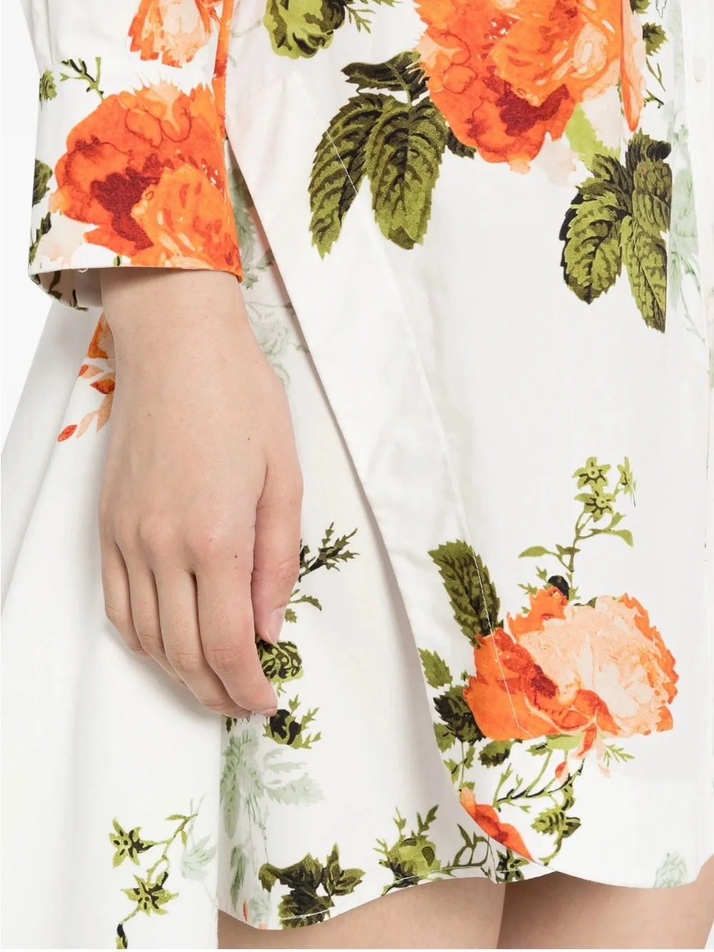 ERDEM
floral-print cotton mini shirtdress - Picture 8 of 15